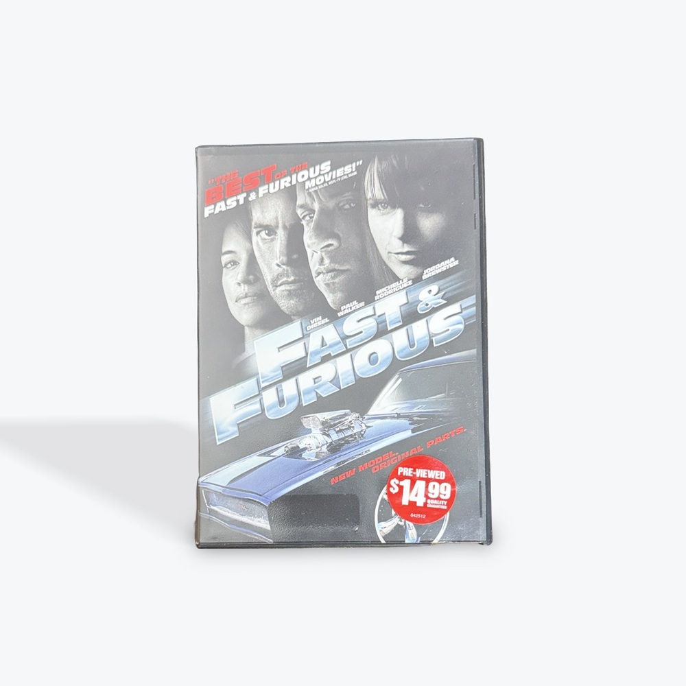 Fast and Furious dvd
